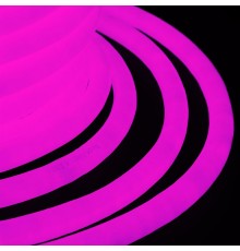 Гибкий Неон LED 360 (круглый) - розовый, бухта 50м  131-037  NEON-NIGHT