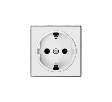 Накладка для розетки SCHUKO, серия SKY, цвет стекло белое2CLA858800A2101 ABB