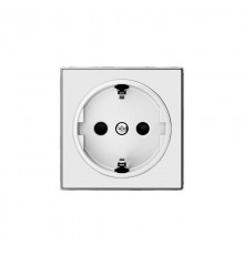 Накладка для розетки SCHUKO, серия SKY, цвет стекло белое2CLA858800A2101 ABB