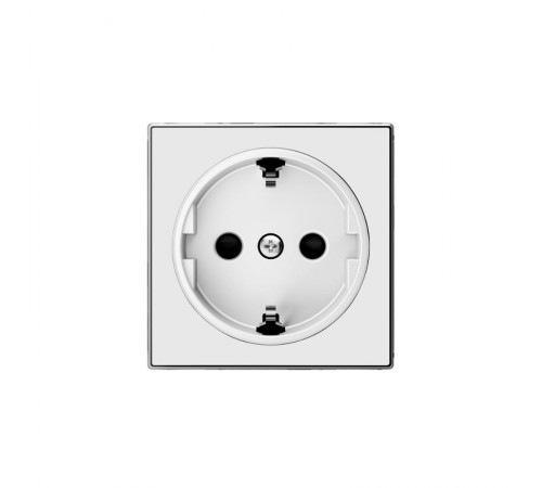 Накладка для розетки SCHUKO, серия SKY, цвет стекло белое2CLA858800A2101 ABB