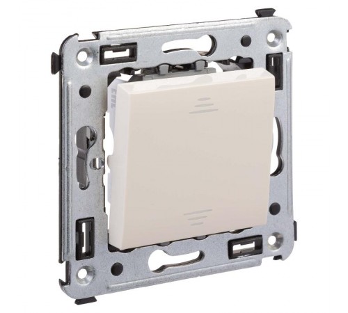 Переключатель одноклавишный в стену, "Avanti", "Ванильная дымка"  4405113  DKC
