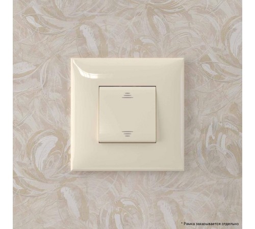 Переключатель одноклавишный в стену, "Avanti", "Ванильная дымка"  4405113  DKC