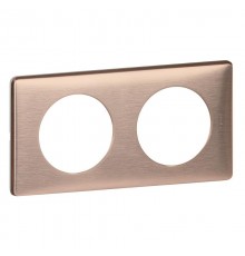 Celiane Медь Рамка 2-я (2+2 мод)  068992  Legrand