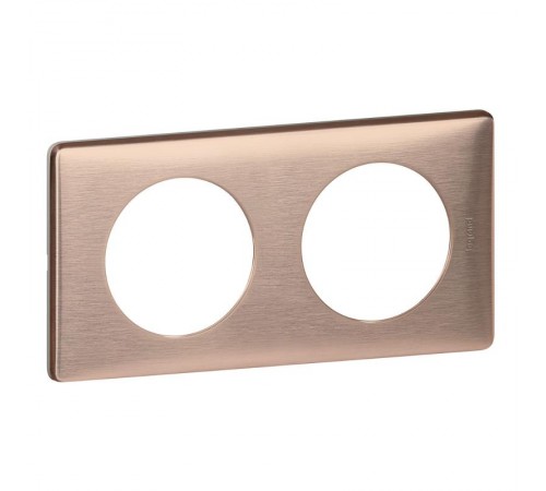 Celiane Медь Рамка 2-я (2+2 мод)  068992  Legrand