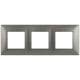 Рамка для розеток и выключателей Elegance 14-5003-16 на 3 поста, титан  Б0065817  ЭРА