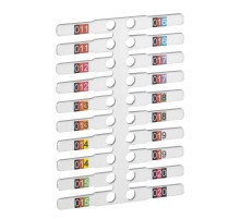 Заготовка этикеток Logicab 2 - для проводов - для держателя Memocab 4x18 мм  038711  Legrand