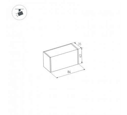Светильник MAG-LASER-45-L84-3W Day4000 (WH, 15 deg, 24V)  027621  Arlight