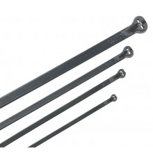 Хомут Хку 3,6х200мм со стальным замком черный (100шт)  UHH34-D036-200-100-K02  IEK