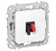 FLITE Розетка аудиоРА-1-ФлБ белый  FI-S10-K01  IEK