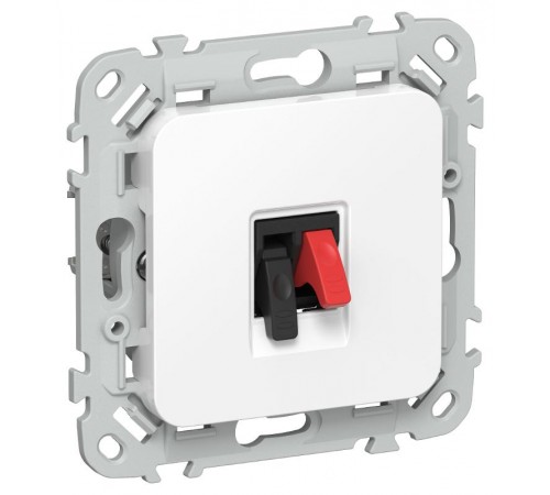 FLITE Розетка аудиоРА-1-ФлБ белый  FI-S10-K01  IEK