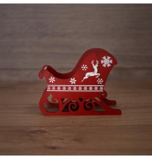 Деревянная фигурка "Сани" 11,5х7,5х9,5 см  504-003  NEON-NIGHT