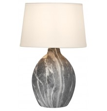 Настольная лампа Chimera 7072-501 1 * Е14 40 Вт керамика черно-белая  Б0057273  Rivoli