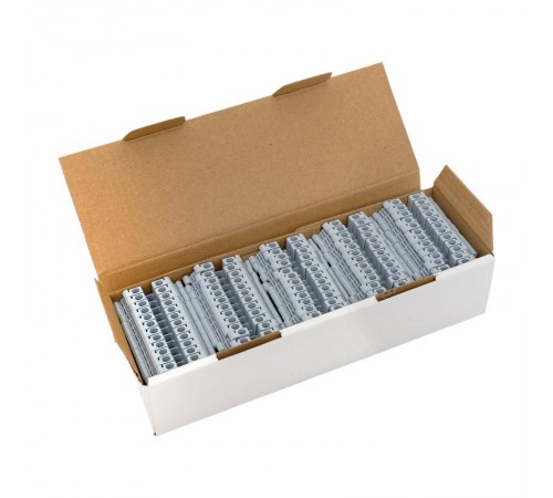 Клеммная колодка винтовая 2.5 UT серая  scr-ut-2,5-g  EKF