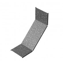 Крышка к углу внутреннему для лестничного лотка НЛО 200, толщ. 1,0 мм, гор. цинк, 320424  КУВННЛО90-200-1,0-ГЦ   Ostec