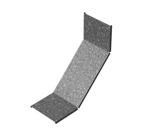 Крышка к углу внутреннему для лестничного лотка НЛО 300, толщ. 1,0 мм, гор. цинк, 320434  КУВННЛО90-300-1,0-ГЦ   Ostec