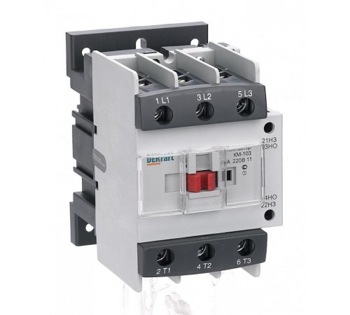 Контактор 95А 380В АС3 1НО+1НЗ КМ-103   22149DEK  DEKraft