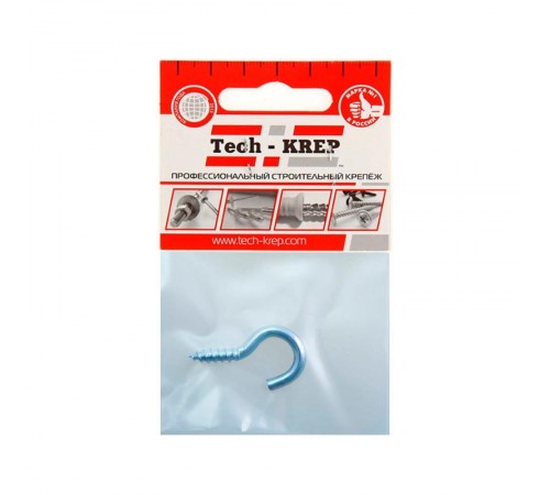Шуруп-полукольцо 6,0х40 (1шт) - пакет  136365  Tech-KREP