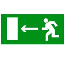 Знак "Направление к эвакуационному выходу налево" 150х300мм PROxima  an-5-05  EKF