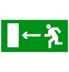 Знак "Направление к эвакуационному выходу налево" 150х300мм PROxima  an-5-05  EKF