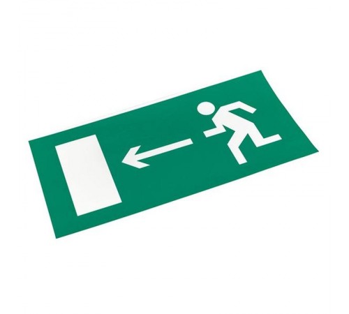 Знак "Направление к эвакуационному выходу налево" 150х300мм PROxima  an-5-05  EKF
