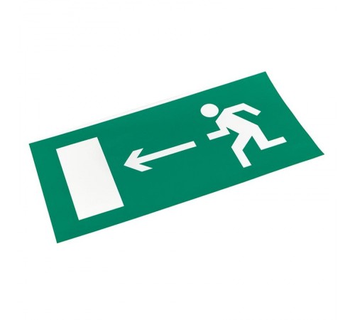 Знак "Направление к эвакуационному выходу налево" 150х300мм PROxima  an-5-05  EKF