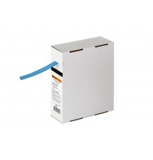 Термоусаживаемая трубка ТУТнг 8/4 синяя в коробке (10 м/упак)   SQ0518-0418  TDM