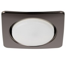 Светильник встраиваемый точечный под лампу GX53 KL71 BK /1 (к) квадр., 220V, 13W, черный металл  Б0048957  ЭРА