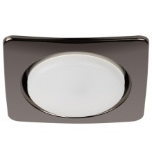 Светильник встраиваемый точечный под лампу GX53 KL71 BK /1 (к) квадр., 220V, 13W, черный металл  Б0048957  ЭРА