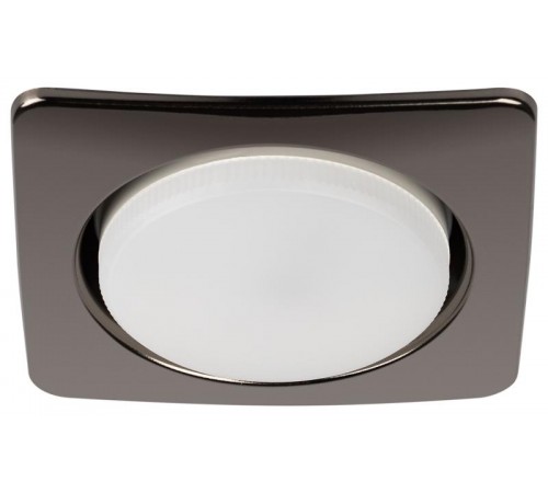 Светильник встраиваемый точечный под лампу GX53 KL71 BK /1 (к) квадр., 220V, 13W, черный металл  Б0048957  ЭРА