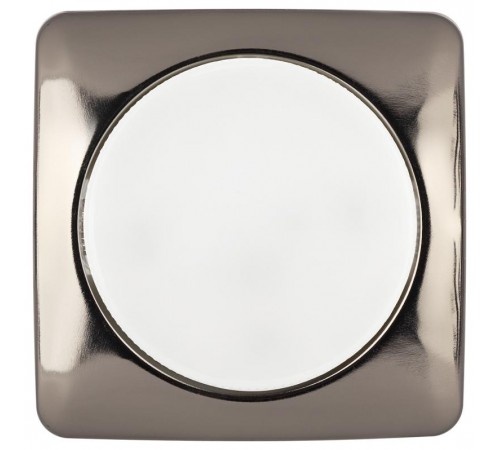 Светильник встраиваемый точечный под лампу GX53 KL71 BK /1 (к) квадр., 220V, 13W, черный металл  Б0048957  ЭРА