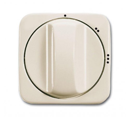 Плата центр. (накладка) с поворотной ручкой для перекл. на 3 положения,серия Busch-Duro 2000 SI, цвет сл. кость  1710-0-3419   2CKA001710A3419  ABB