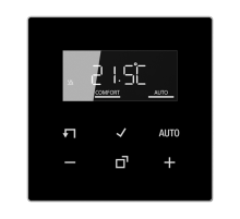 Дисплей "стандарт" для контроллёра комнатной температуры; черный; LS990  LS1790DSW  Jung