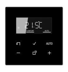 Дисплей "стандарт" для контроллёра комнатной температуры; черный; LS990  LS1790DSW  Jung