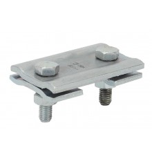 Зажим плашечный ПС-1-1 (5,5-8,6 мм2) 2 болта (6/30/1200)  Б0038780  ЭРА