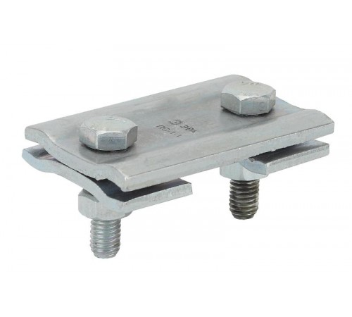 Зажим плашечный ПС-1-1 (5,5-8,6 мм2) 2 болта (6/30/1200)  Б0038780  ЭРА