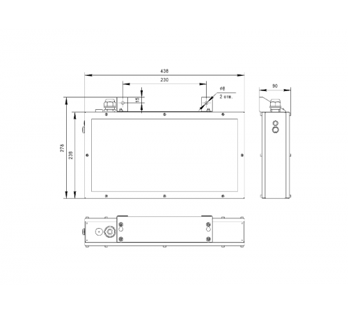 Световой указатель аварийного освещения BS-FLAGMAN-53-S1-INEXI3  a15668  Белый свет