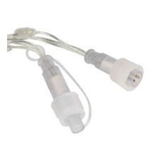 Гирлянда Нить 10 м,  ERAPS-NP10 , 100 диодов  теплый свет, бел. мерц., прозрач. ПВХ, 220В, IP65  Б0051889  ЭРА