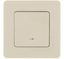 Inspiria Слоновая кость Выключатель 1-клавишный с подсветкой С/У без рамки 673611  Legrand
