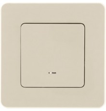 Inspiria Слоновая кость Выключатель 1-клавишный с подсветкой С/У без рамки 673611  Legrand