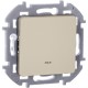 Inspiria Слоновая кость Выключатель 1-клавишный с подсветкой С/У без рамки 673611  Legrand