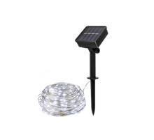 Светильник садовый на солнечной батарее SLR-G03-100W нить, хол. бел. 100 LED  .5033313  ФАZА