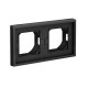 ArtGallery Карбон Рамка 2-постовая IP44,  КАРБОН  GAL441002  SE
