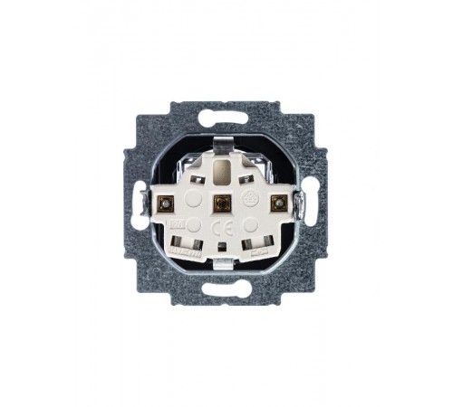 ABB Levit Антрацит / дымчатый чёрный Розетка с з/к со шторками 16А  5520H-A03457 63W  2CHH203457A6063  ABB