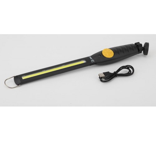 Фонарь автомобильный  AA-701 "Практик"  (7,3Вт COB, 3,2Ач литий., крюк, магнит, 40гр. Изгиб корпус )  Б0036613  ЭРА