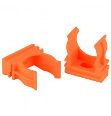 Крепеж клипса для труб   CLIP-16-OR 16 мм оранжевая  Б0051806  ЭРА