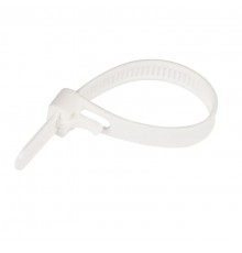 Многоразовая хомут-стяжка 120 х 7,5 мм (прозрачная) (50 шт/уп) Промрукав  PR08.29306  Промрукав