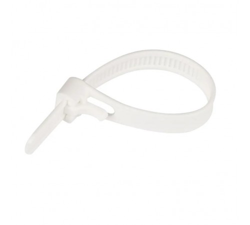 Многоразовая хомут-стяжка 120 х 7,5 мм (прозрачная) (50 шт/уп) Промрукав  PR08.29306  Промрукав