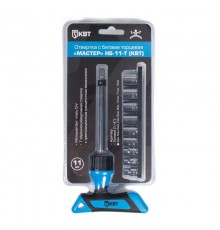 Набор отвертка с битами торцевая "Мастер" НБ-11-Т  78710  КВТ