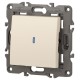 14-1102-02 Выключатель с подсветкой, 10АХ-250В, IP20, Эра Elegance, сл.кость  Б0034216  ЭРА