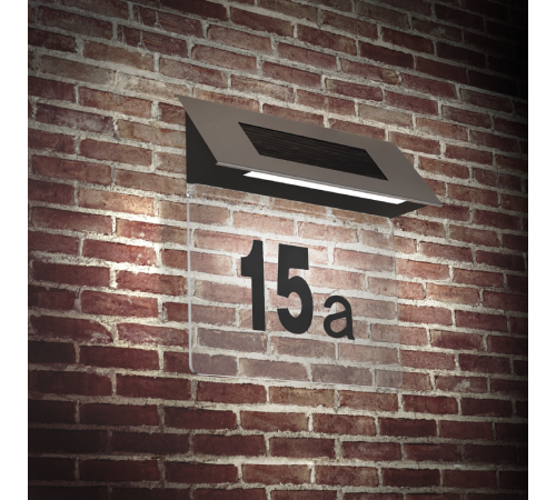 Светильник светодиодный ДБУ "Номер дома" на солнечной батарее LED Solar, 6500K  GS091  Gauss